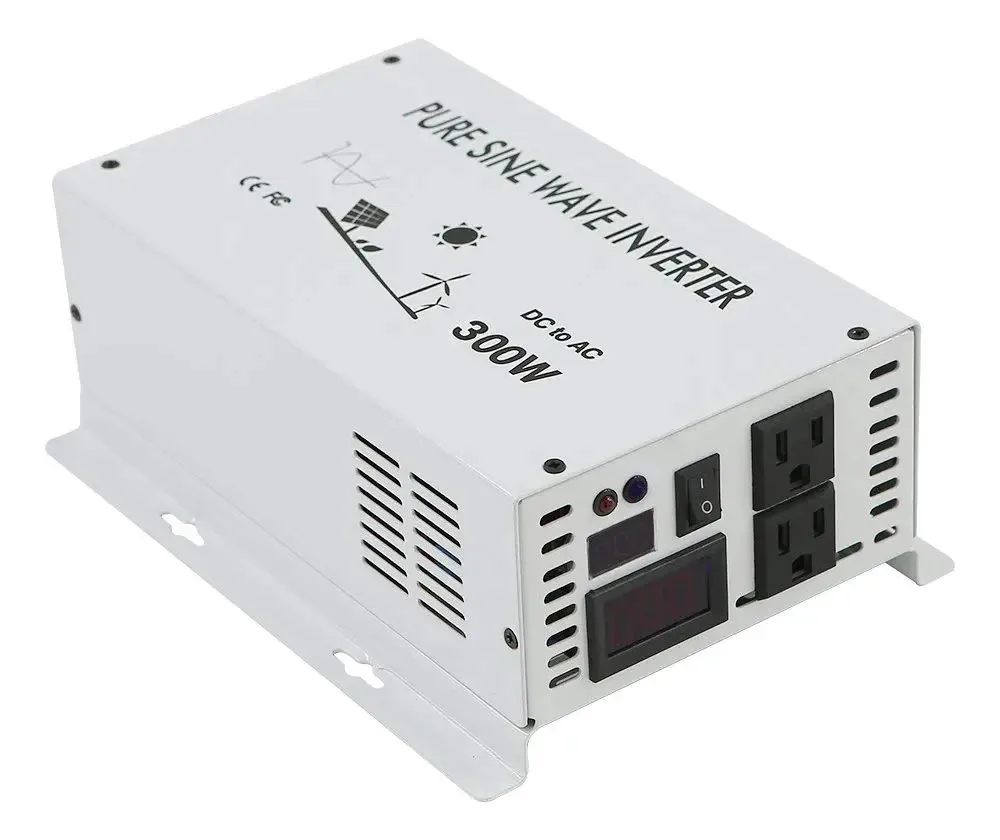 Inversor de energia solar Wzrelb 300w 24V Pure Sine Wave