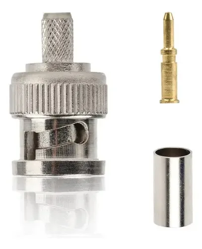 Eagle 4330126190 10pcs Plug Crimp Conectores Bnc Para Rg58 rg400