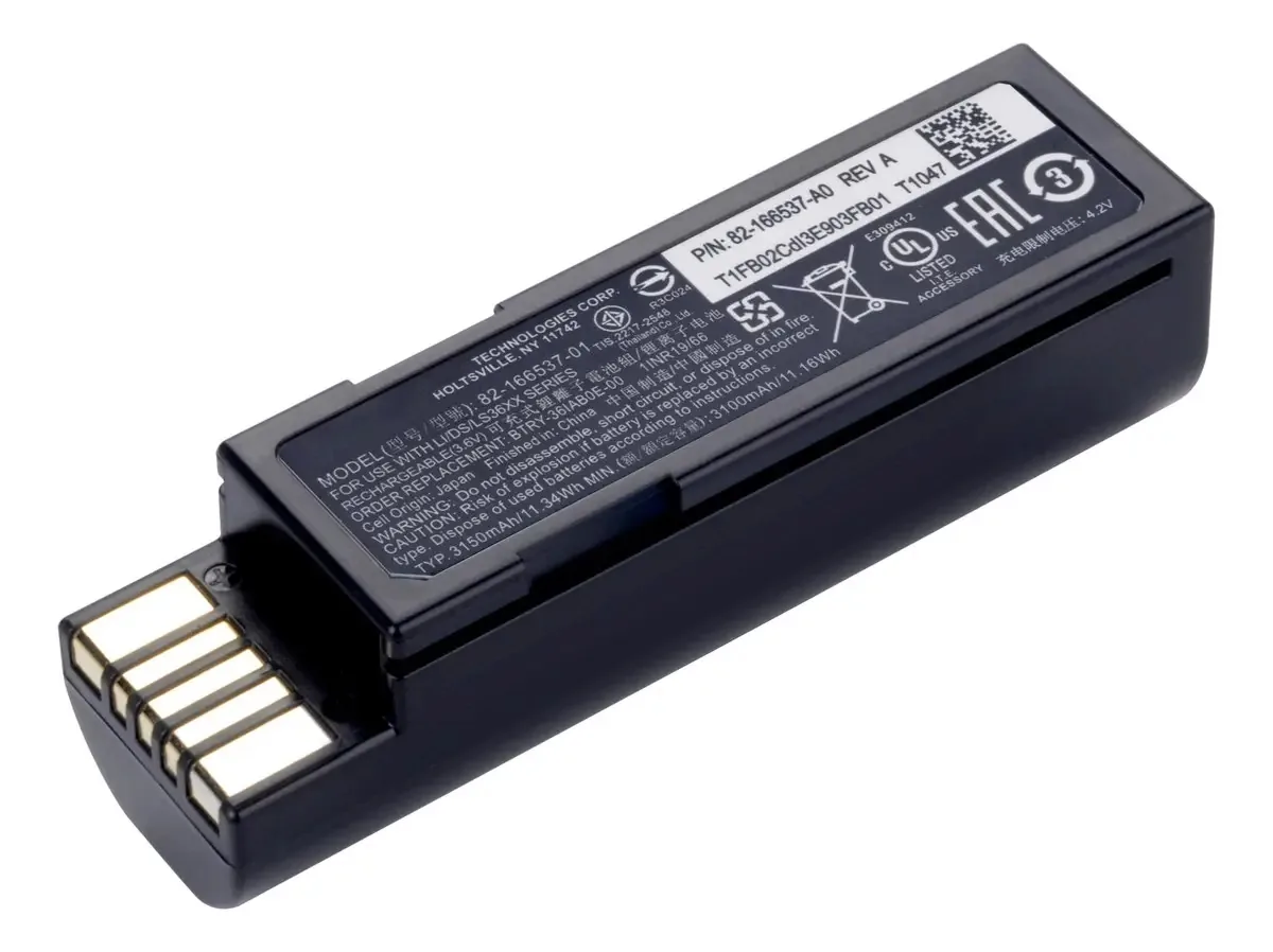 82-166537-01 Bateria de reposição para scanners Zebra