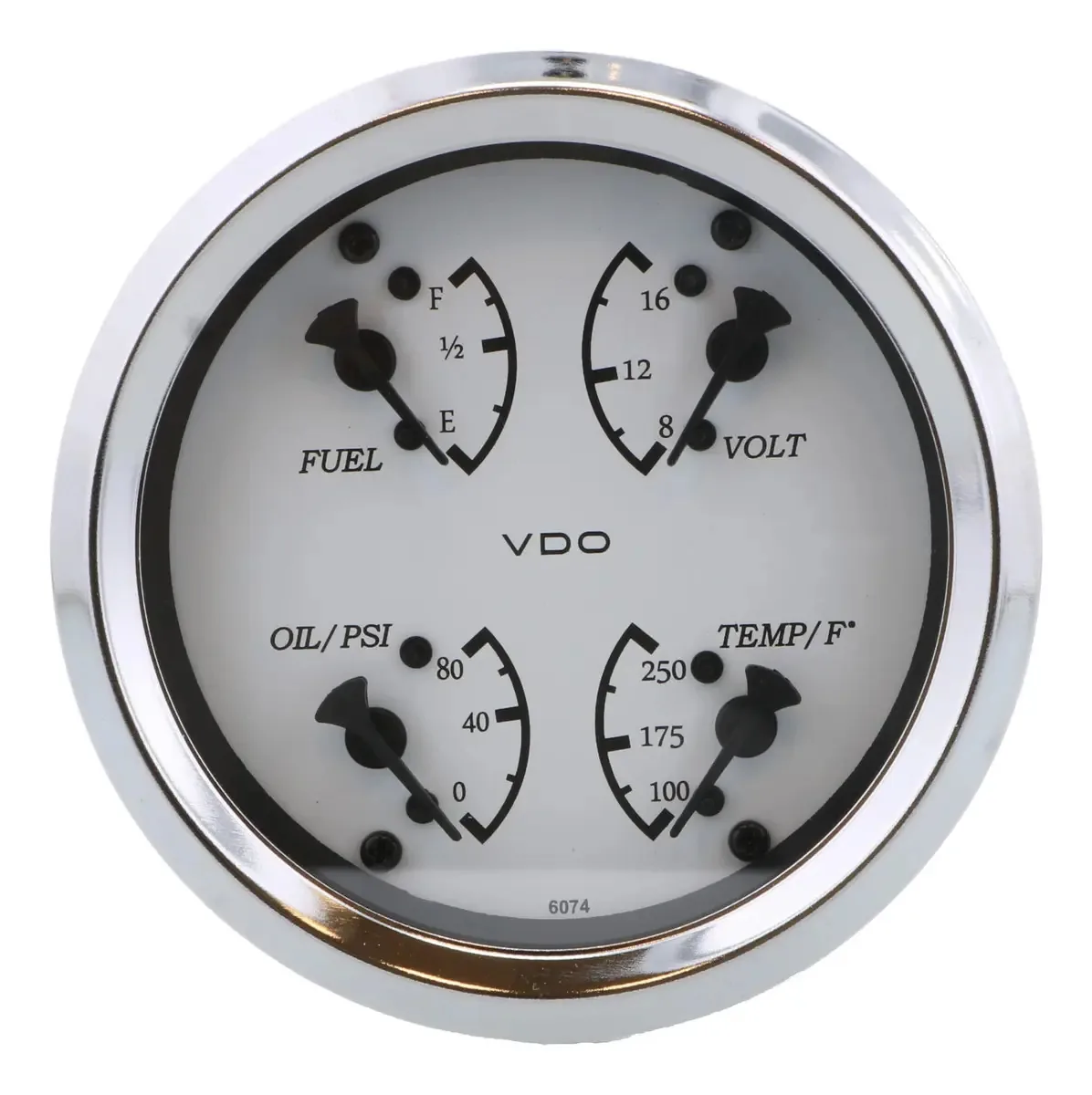 Medidor de pressão Vdo 110-15800 Cockpit Marine 4 em 1, pressão AC