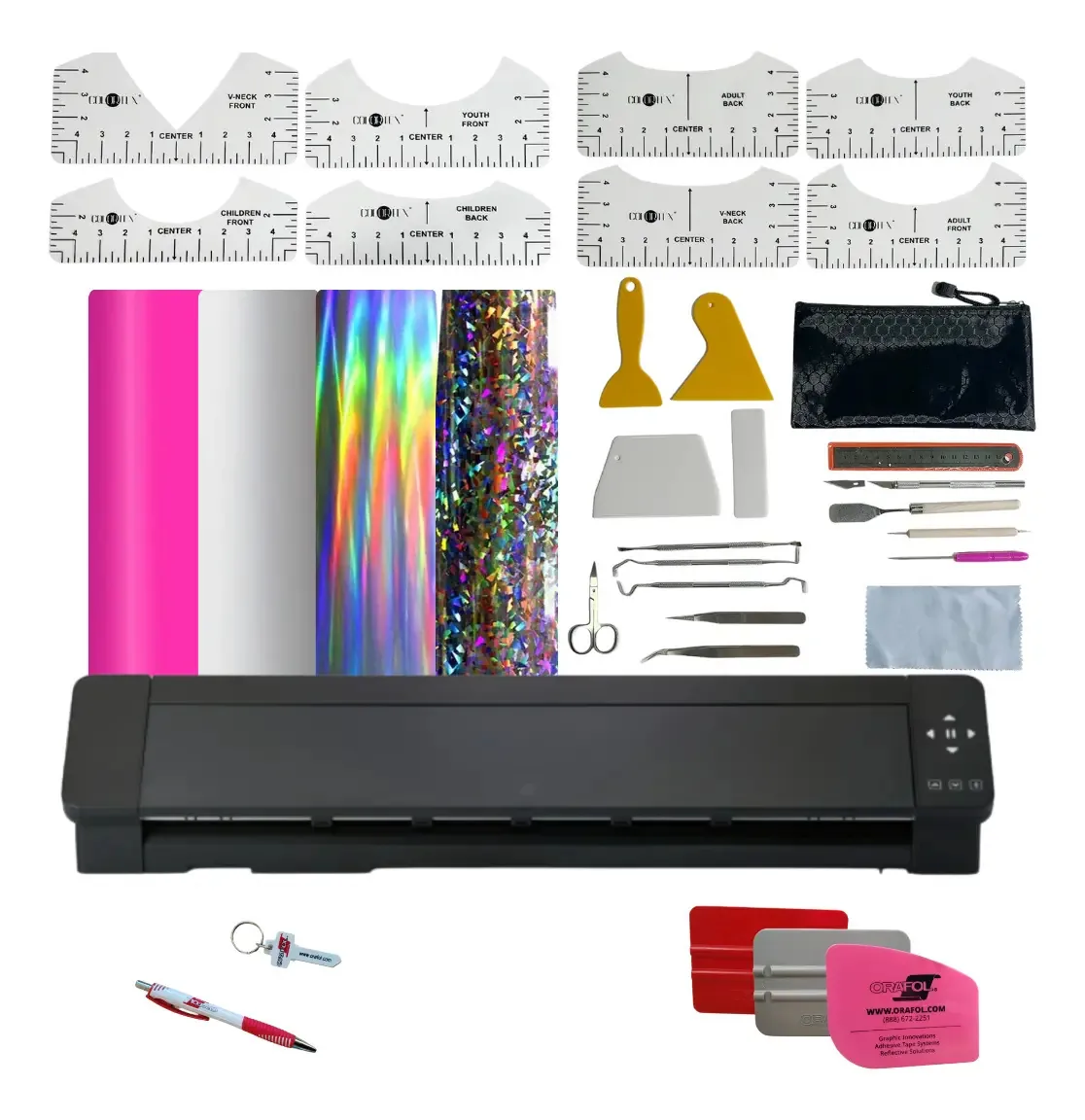 Combinação de plotadora de corte têxtil Silhouette Cameo Pro Mk-II