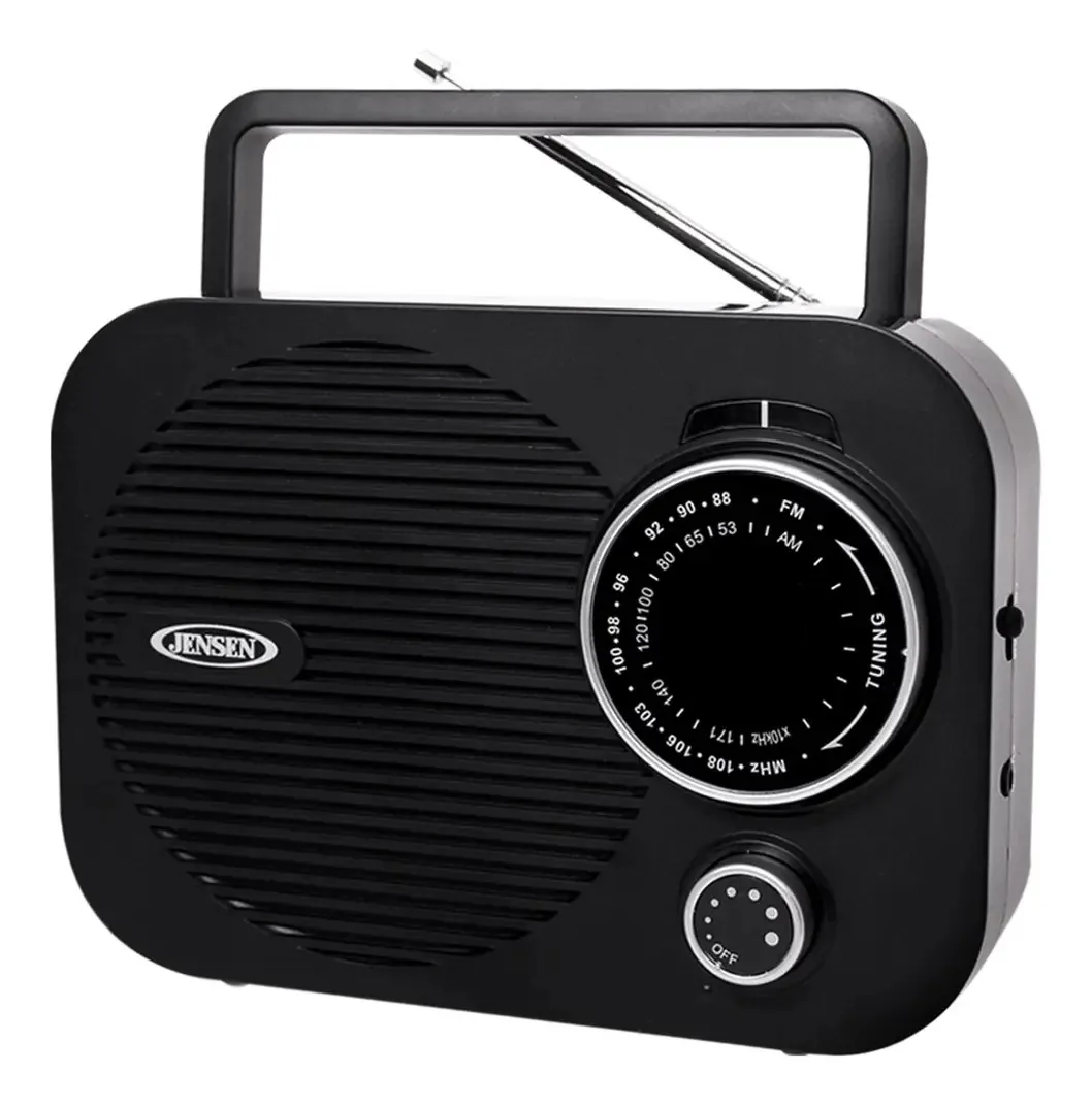 Rádio Portátil AM/FM Jensen MR-550 com Entrada Auxiliar