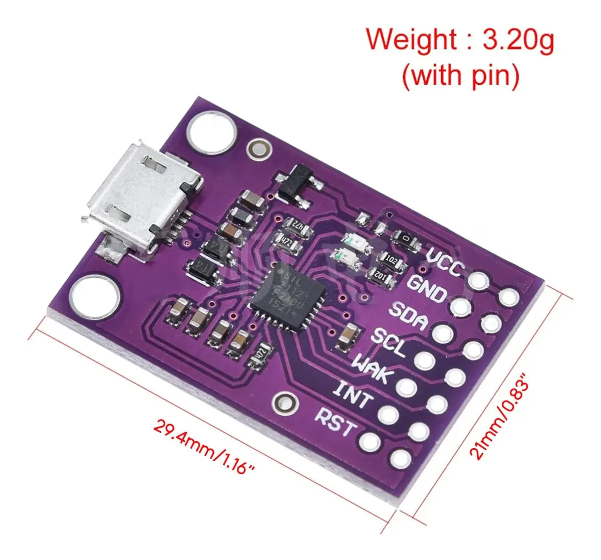 Placa de microcontrolador Asukohu Pro Mini