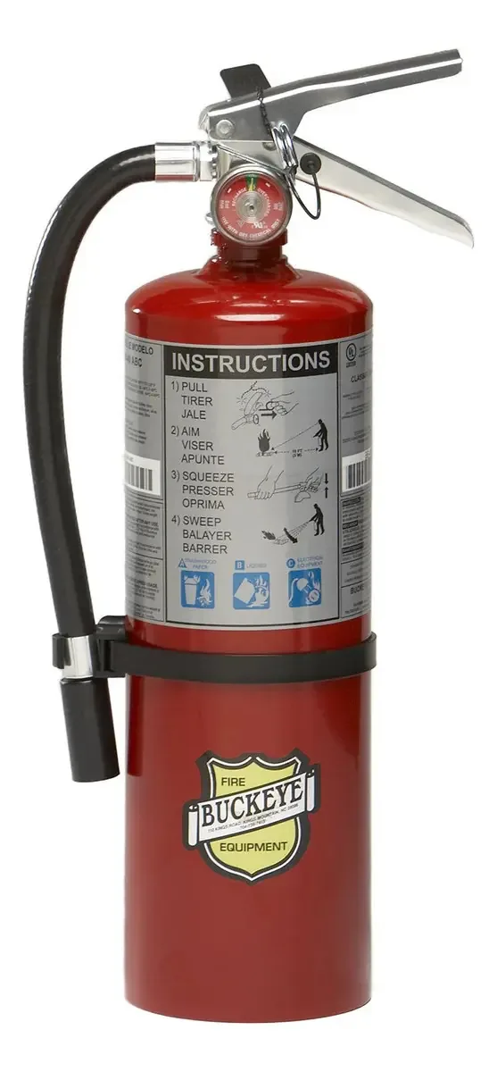 Extintor Buckeye 10914 Químico Multipropósito 5 lbs.
