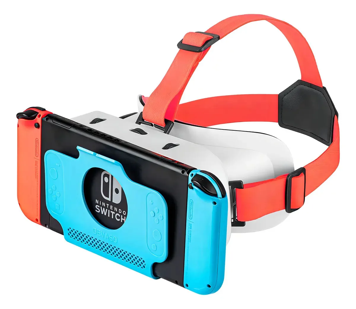 Fones De Ouvido Devaso Vr Compatíveis Com Nintendo Switch E Nintendo Switch Oled, Melhorados Com Lentes 3d Ajustáveis, Óculos De Realidade Virtual Para Nintendo Switch/oled, Kit Switch Vr