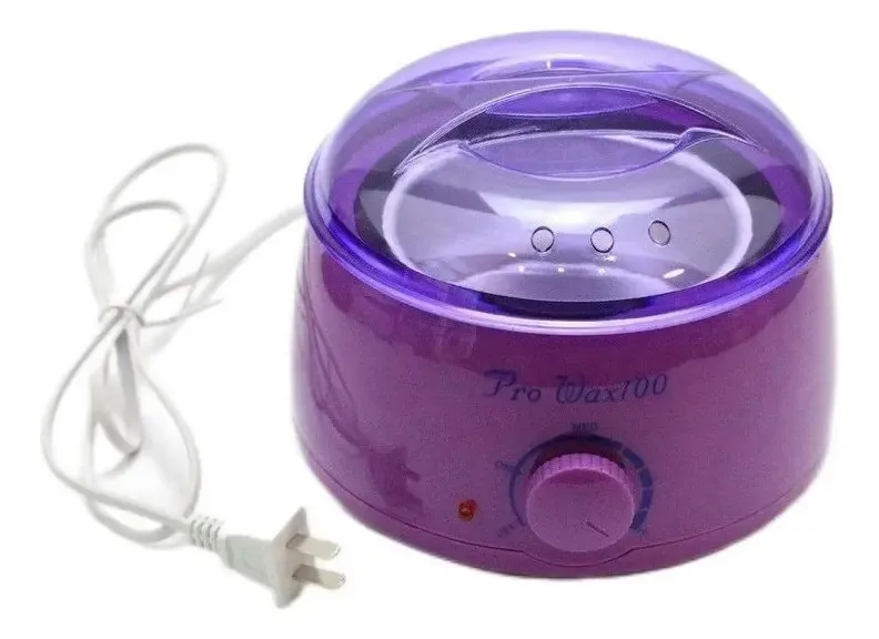 Calentador De Cera Para Depilar Fundidor De 400ml Eléctrico Cor Violeta