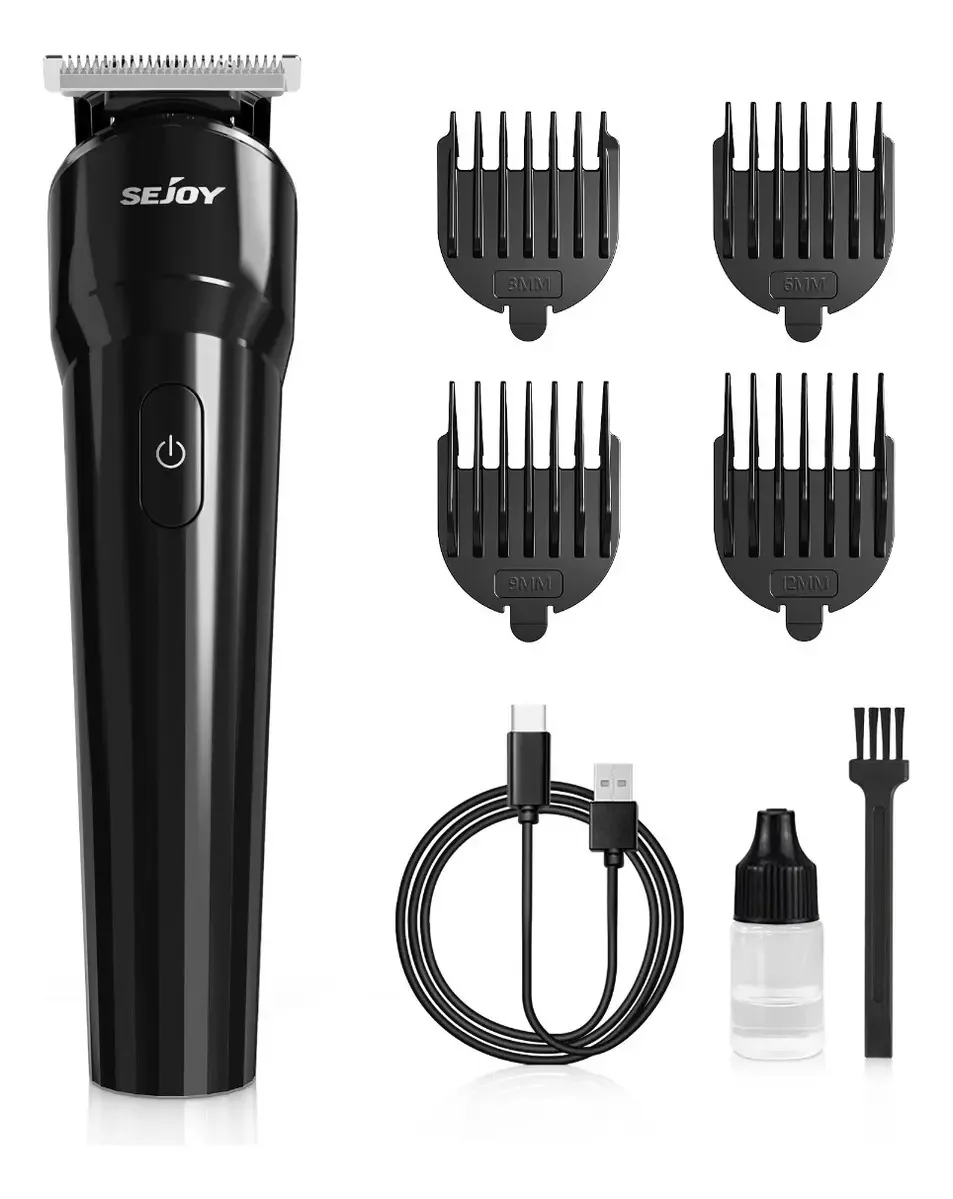 Máquina de cortar cabelo Sejoy Shaver Máquina de cortar cabelo para barba