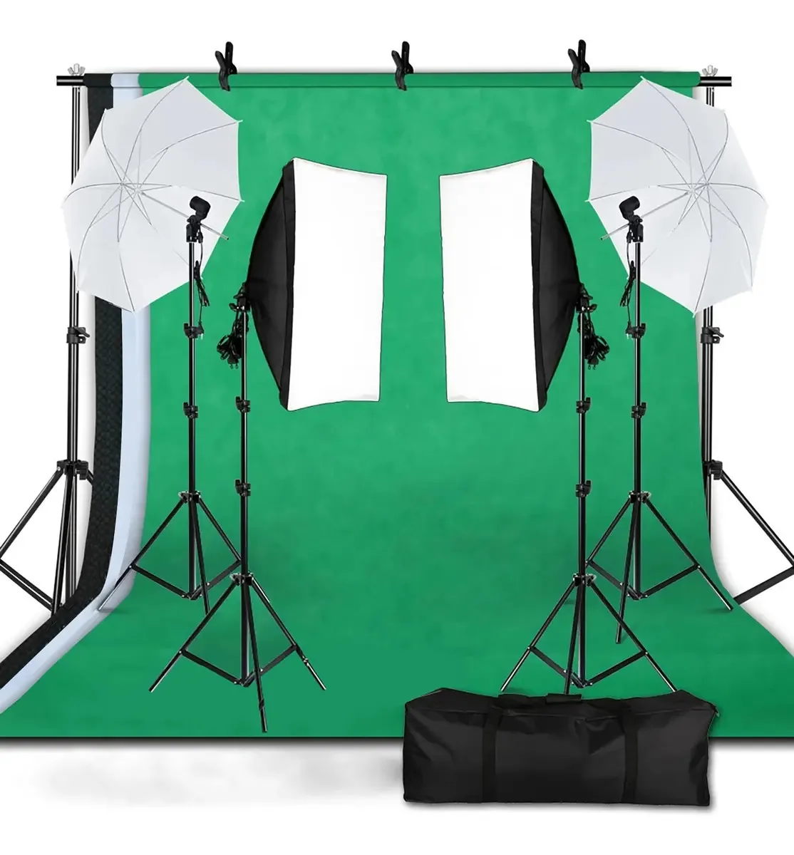 Kit de iluminação do kit de luzes fotográficas Andoer Studio