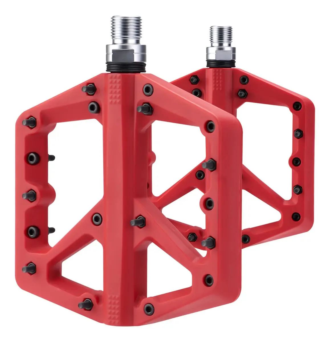 Pedal antiderrapante Expert - peças para bicicletas, MTB, vermelho
