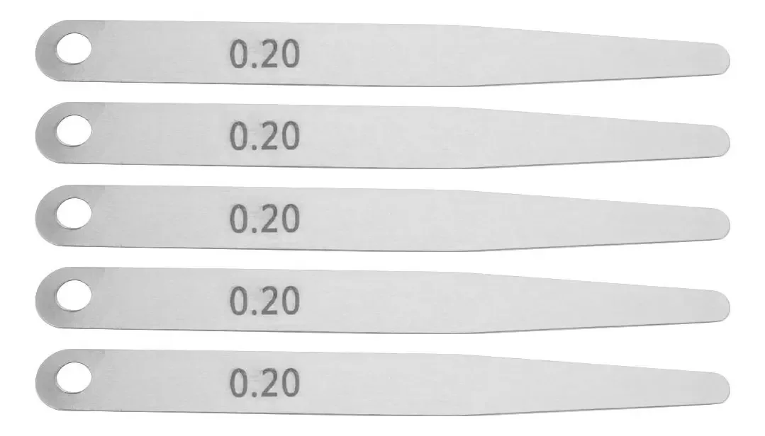 5 unidades de medidor de espessura 0,2 medidor de espessura M