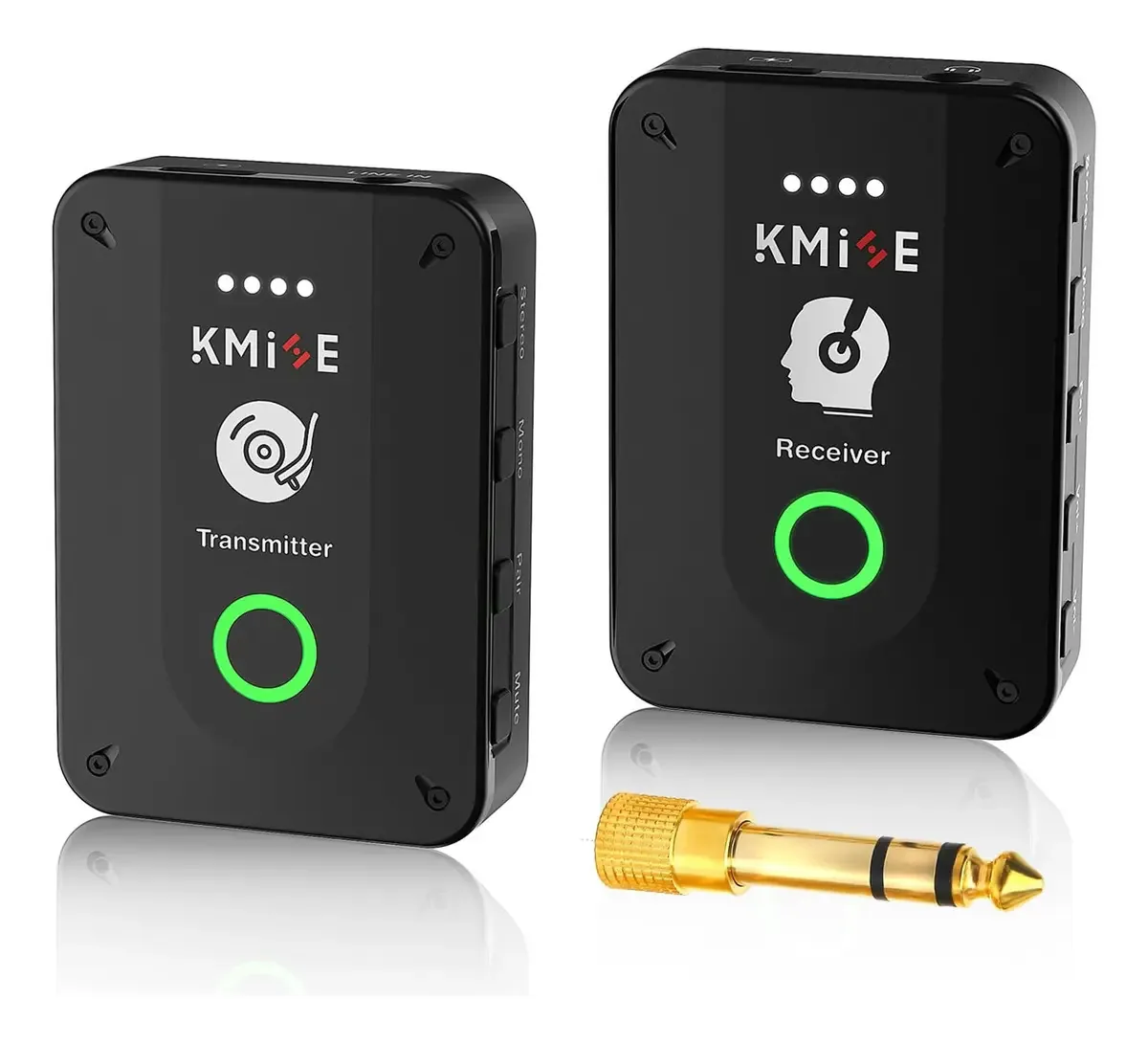 Sistema de monitor intra-auricular sem fio, sistema estéreo Iem/Overol Wireless Pro 2.4g com emparelhamento automático de transmissor e receptor, para estudo, teste de banda, desempenho em