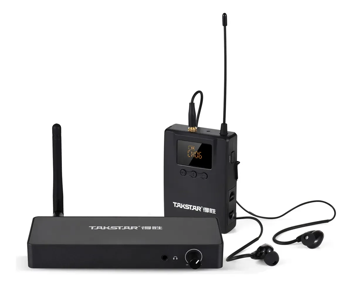 Sistema de monitoramento intraural sem fio Takstar Wpm-300