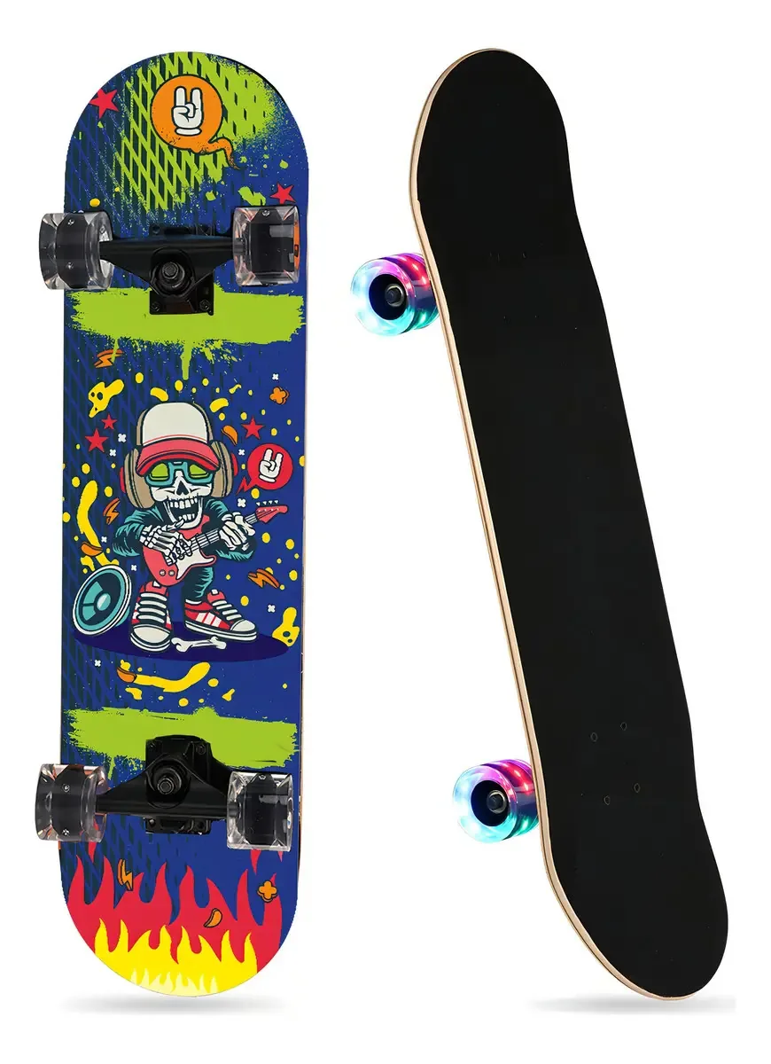 Skate Skate Skate com estampa de estilo livre