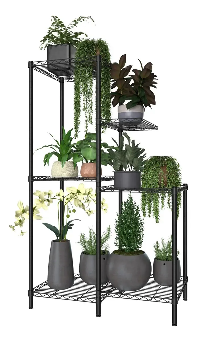 Suportes para plantas internas e externas Xiofio, 6 níveis