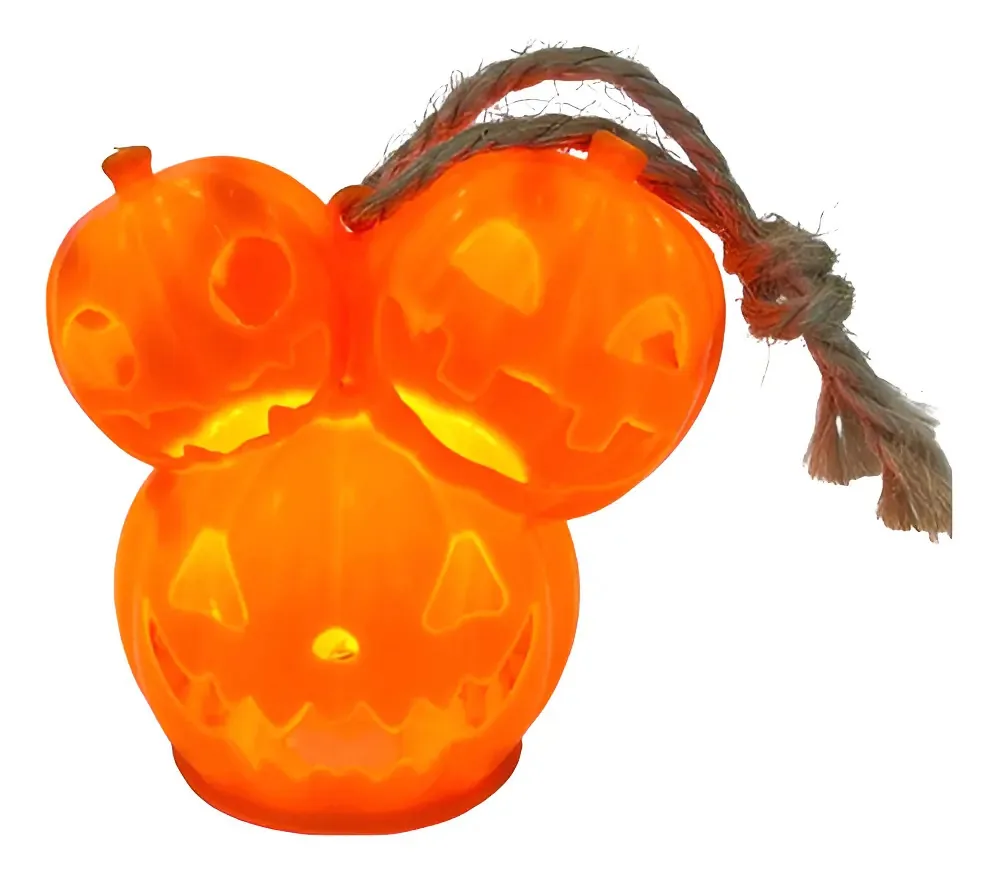 12 Pçs Velas Decoração Suspensa Halloween Design Abóboras