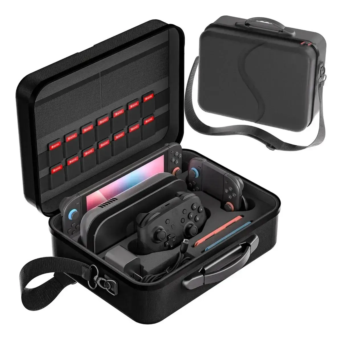 Capa para Nintendo Switch, transporte rígido para Nintendo Switch 2