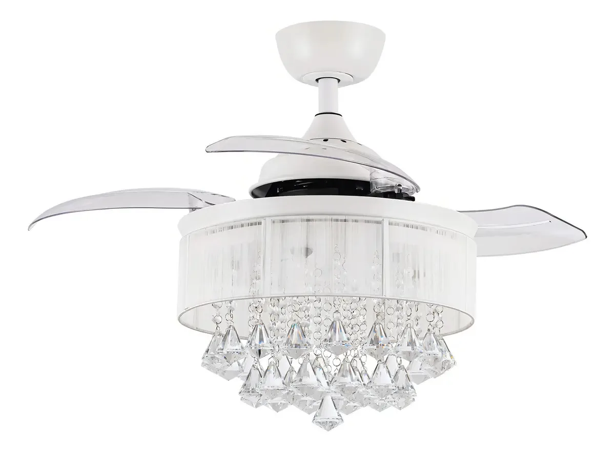 Ventiladores de teto Parrot Uncle com luzes e controle remoto