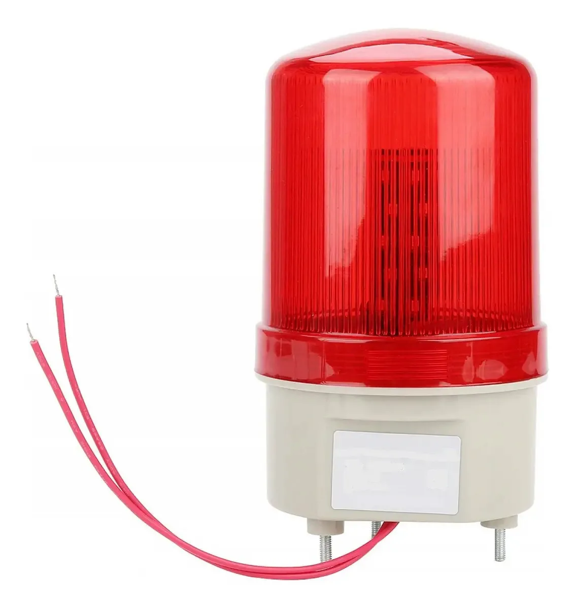 Farol LED giratório Porton com alarme intermitente de 12 volts