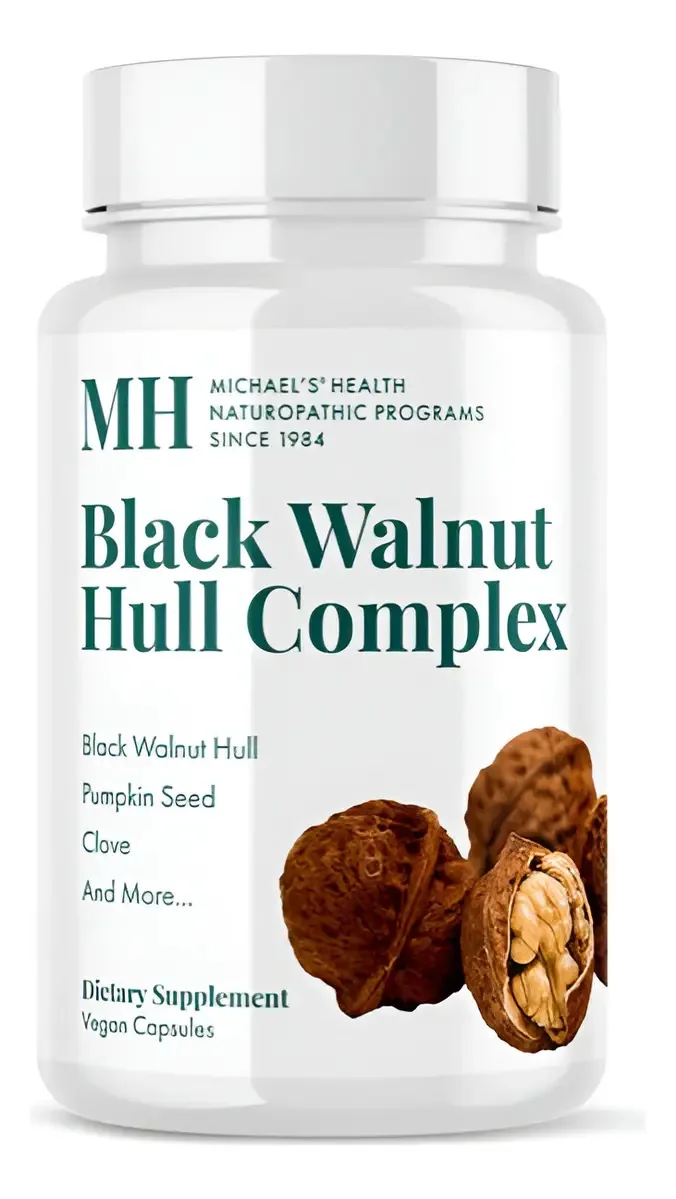 Complexo de capacetes de nogueira preta sem sabor Michaels Health