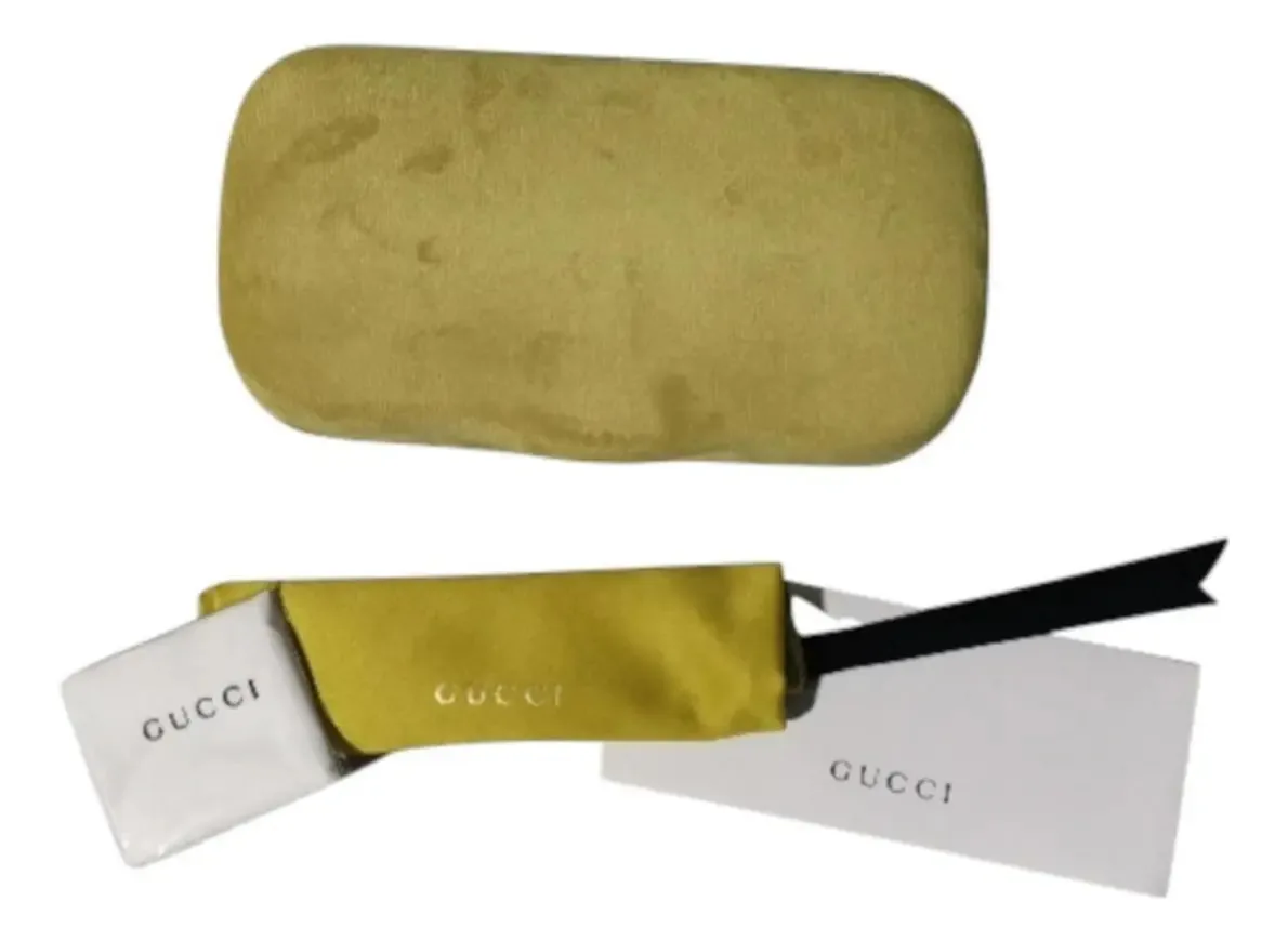 Estojo para lentes Gucci (amarelo)