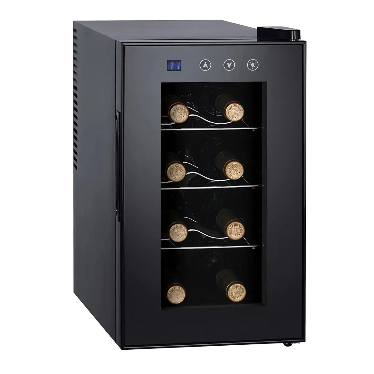 Cava de vinho Techgo para 8 garrafas KWs-8e termoelétrica