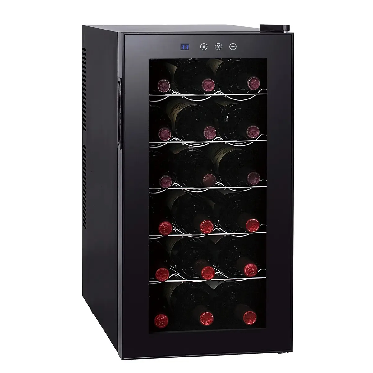 Cava de vinho Techgo para 18 garrafas KWs-18t termoelétrica
