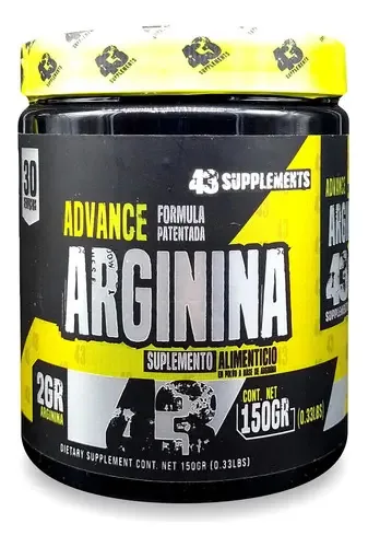 Arginina 150 grs 30 serviços 43 suplementos