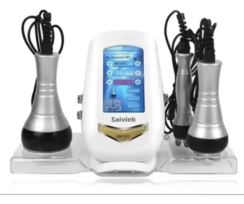 Máquina de cosmetologia corporal 40k com 10 níveis 3 em 1