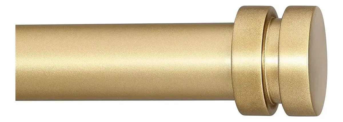 Vareta de cortina de metal ajustável Barra de cortina 28-88 Gold Gold J
