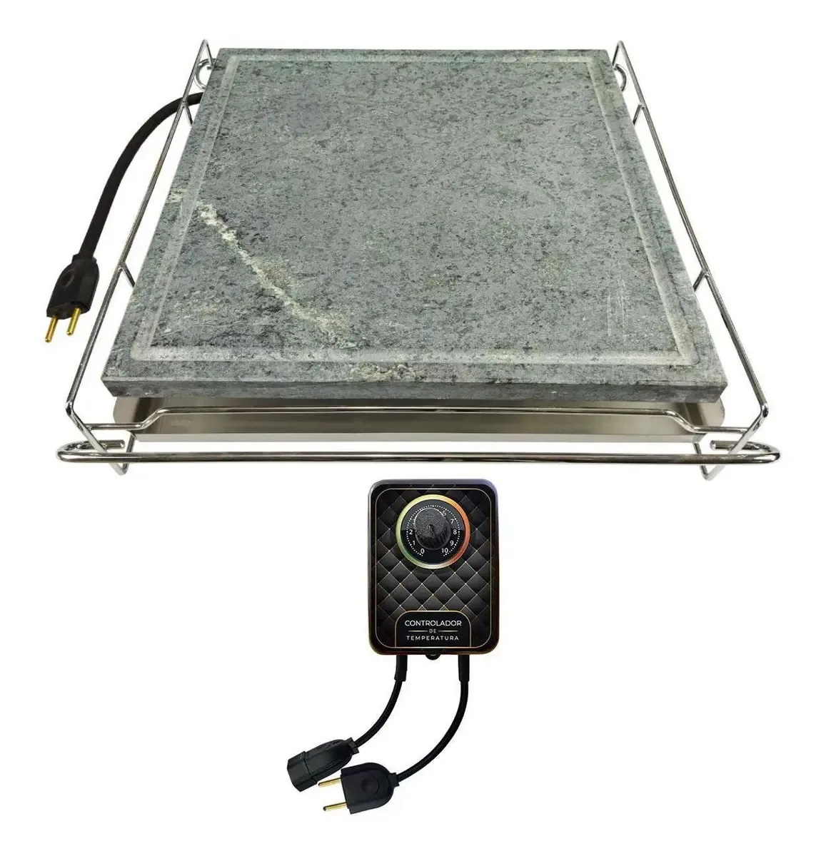 Grill Pedra Sabão Cozimento Carne Elétrico Hot Stone