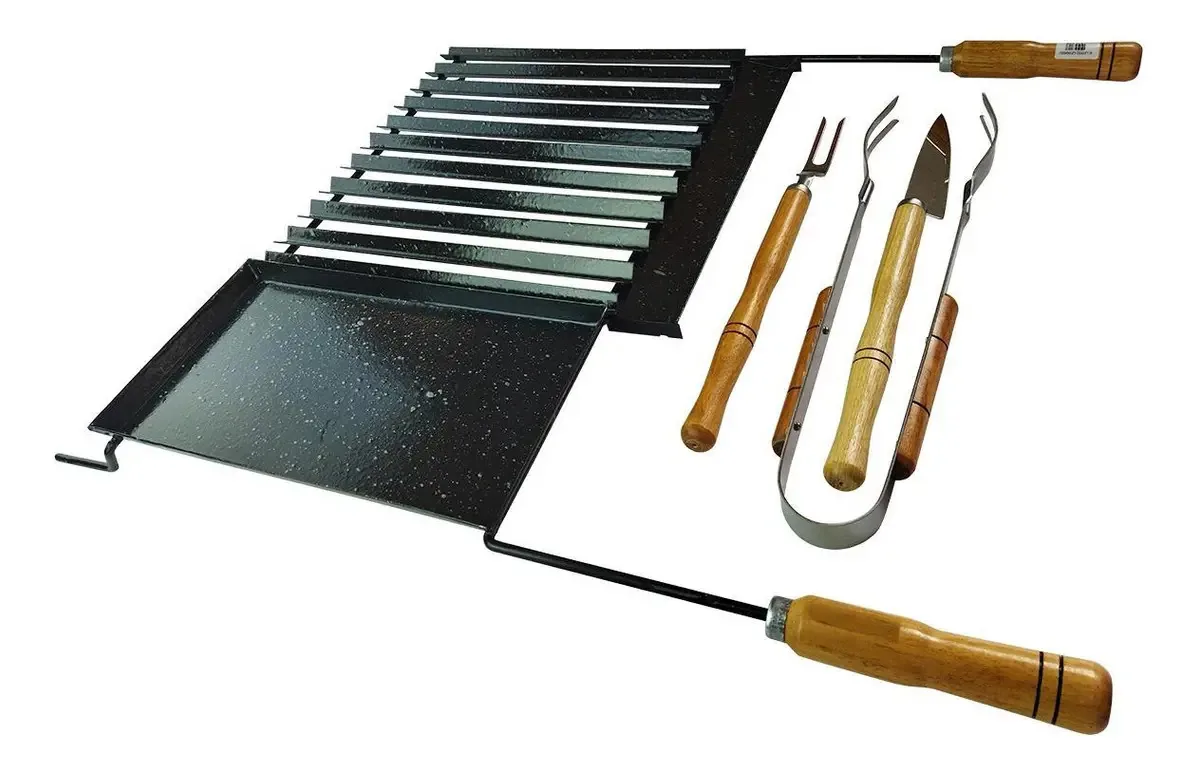 Grelha Argentina Profissional Com Acessorios Churrasco