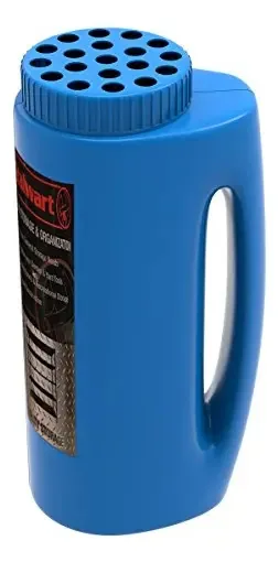 Ferramenta Multifuncional Stalwart 82-yj487 para Gramado, Jardim e Pátio, Espalhador Manual, Espalhador de Sal e Sementes, Também para Fertilizantes, Descongelar ou Derreter Gelo, Azul