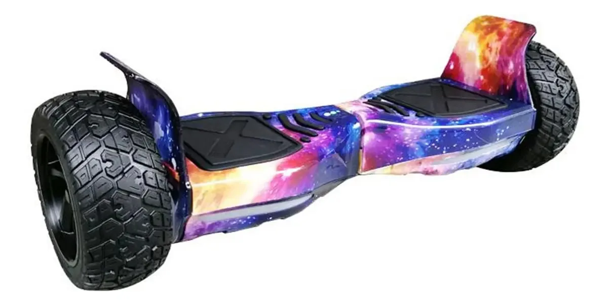8,5 Polegadas Cross Off Hoverboard Skate Electrico Bluetooth Cor Universo