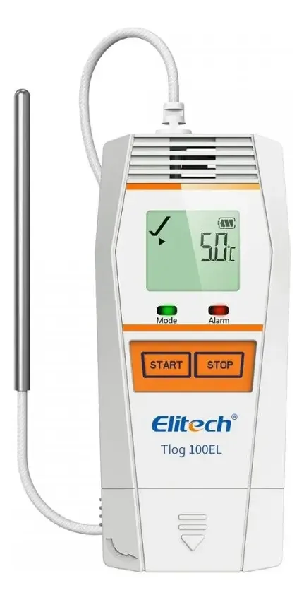 Datalogger Temperatura Ultrabaixa -196 +150°c Sensor Pt-100