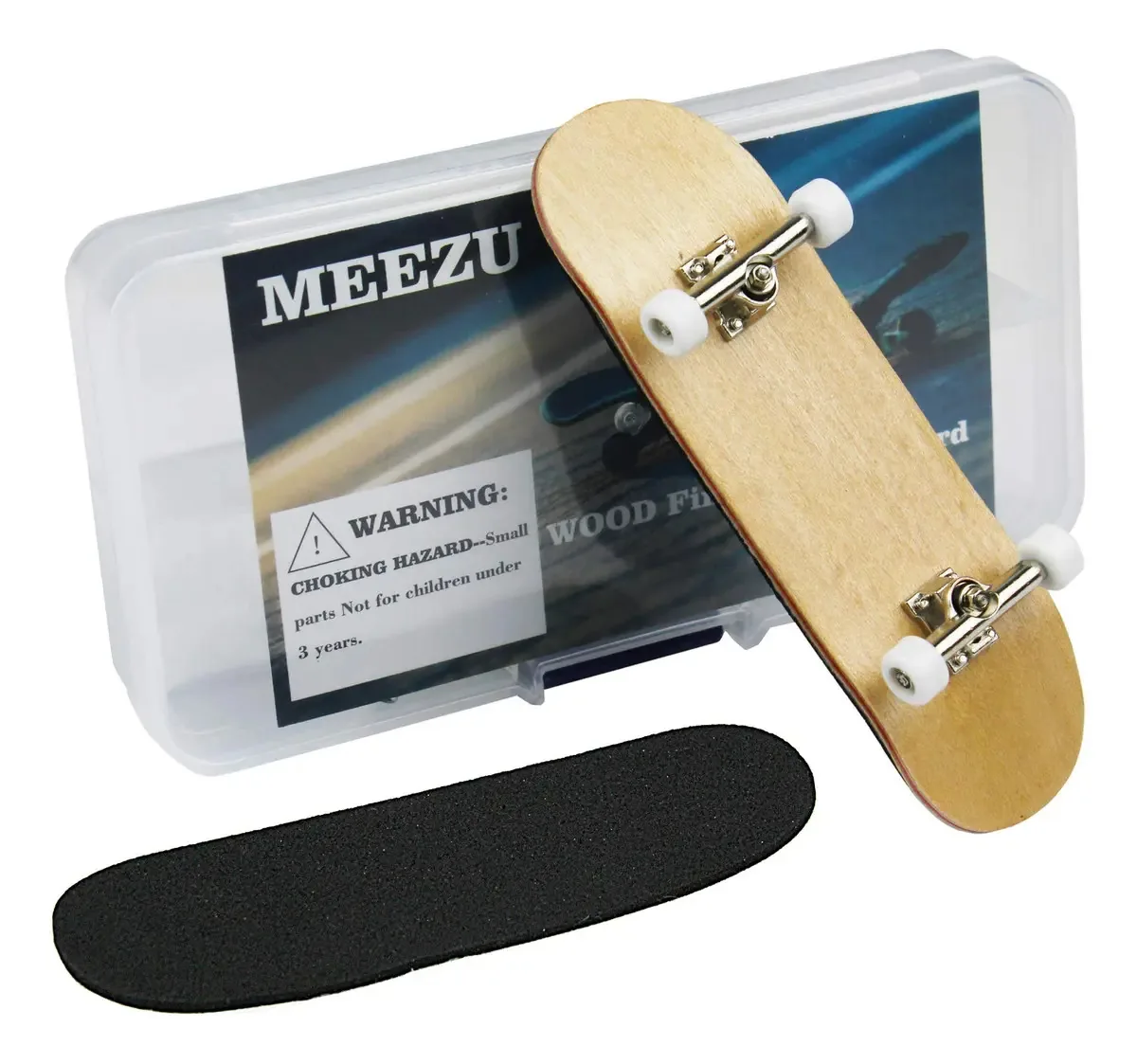 Skate de dedo de madeira Wdtmeezu, rodas C profissionais