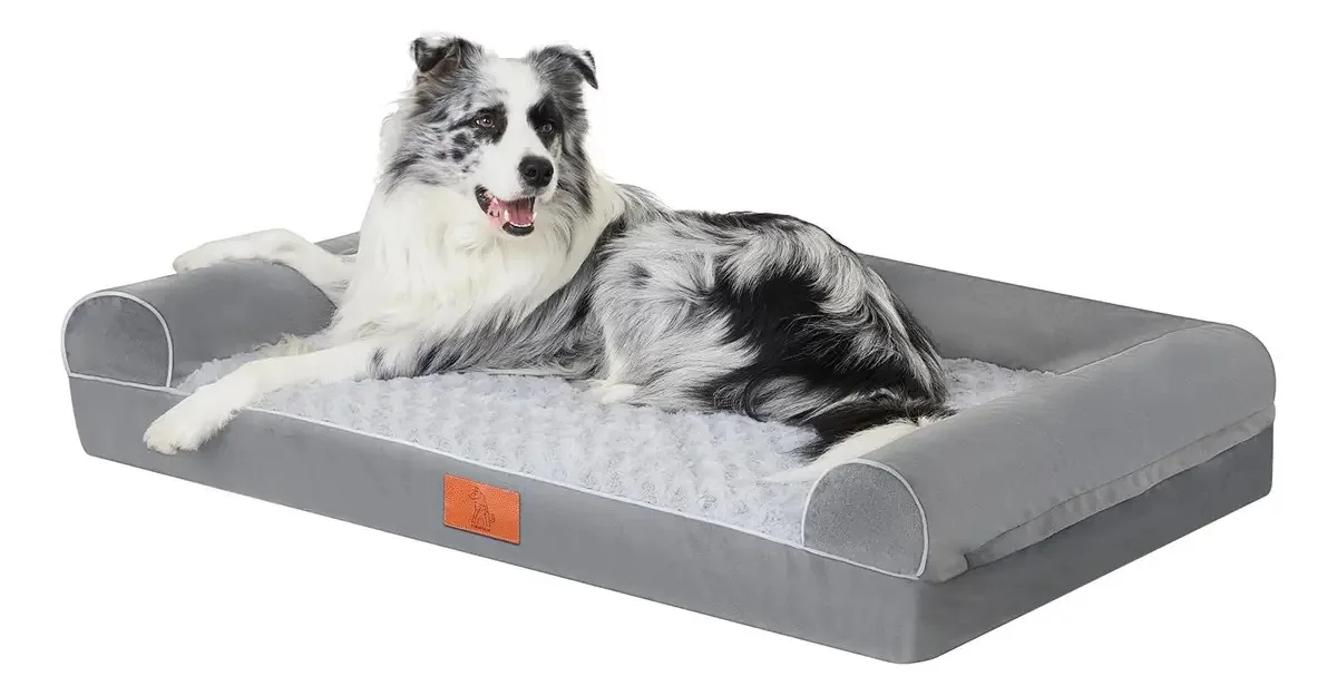 Camas ortopédicas Fafafulai para cães grandes, E Mat