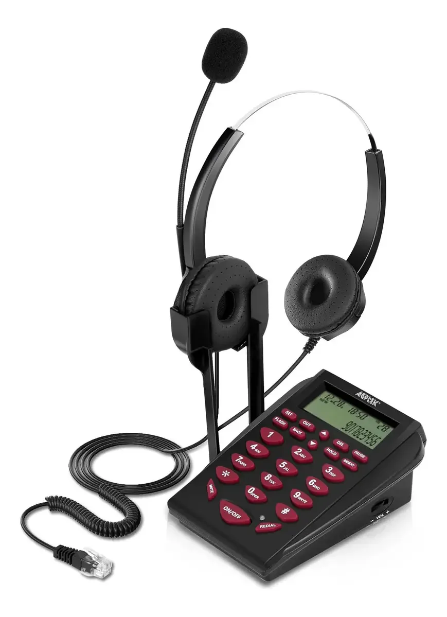 Telefone de fone de ouvido binaural Agptek não especificado