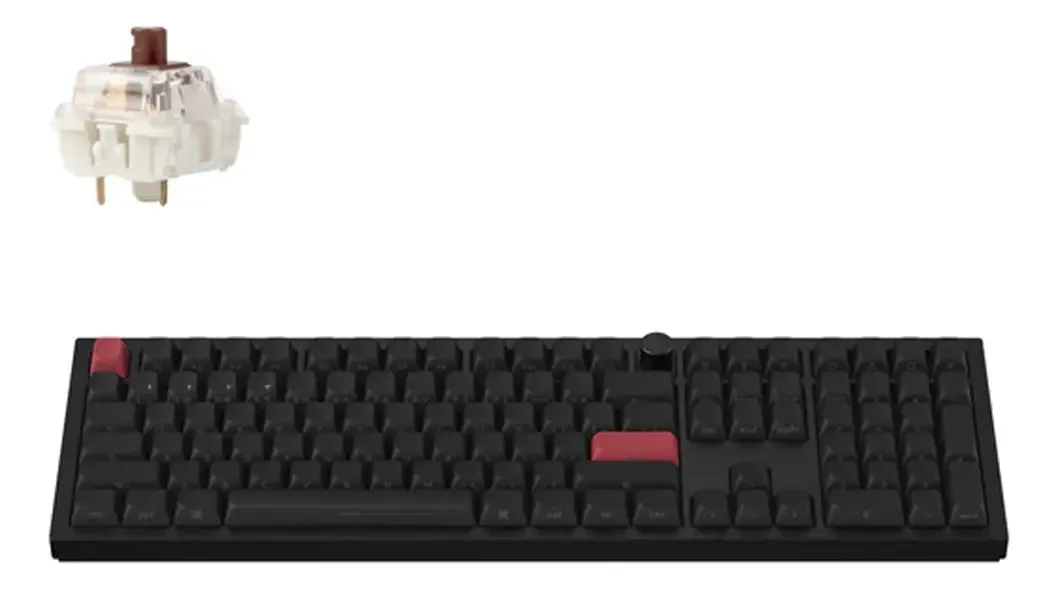 Teclado Mecânico Keychron Q6MM3S Wireless RGB Preto Switch Gateron