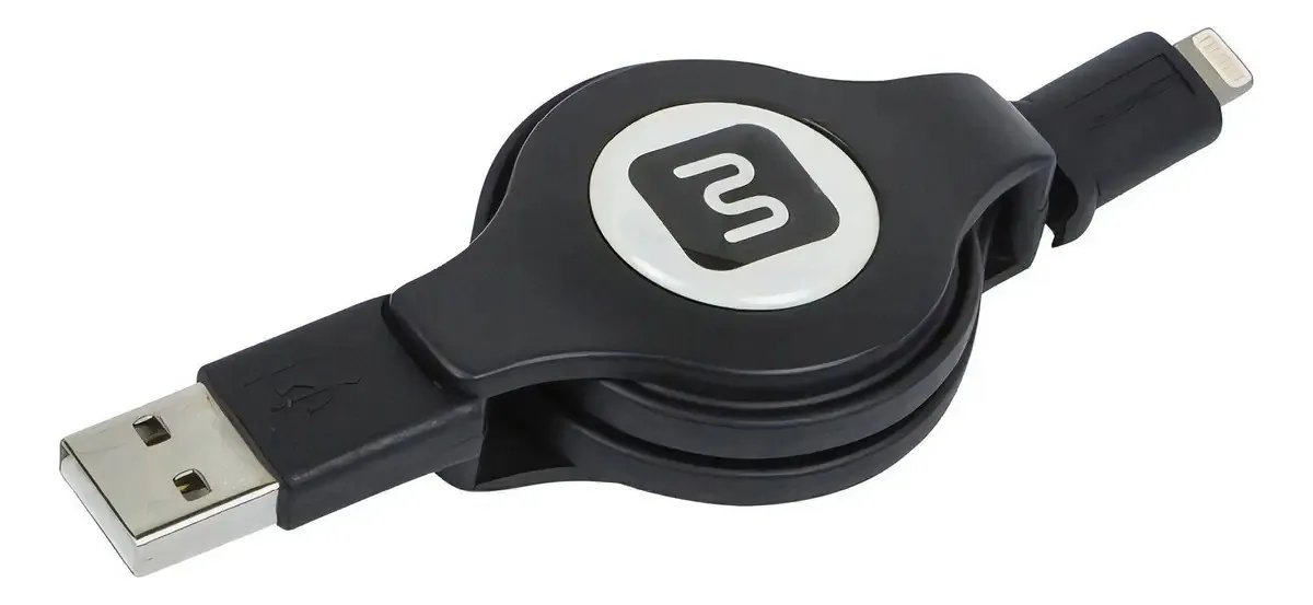 Cabos de dados Monoprice Usb 2.0 Male To Lightning 1m 1/vc cor preta