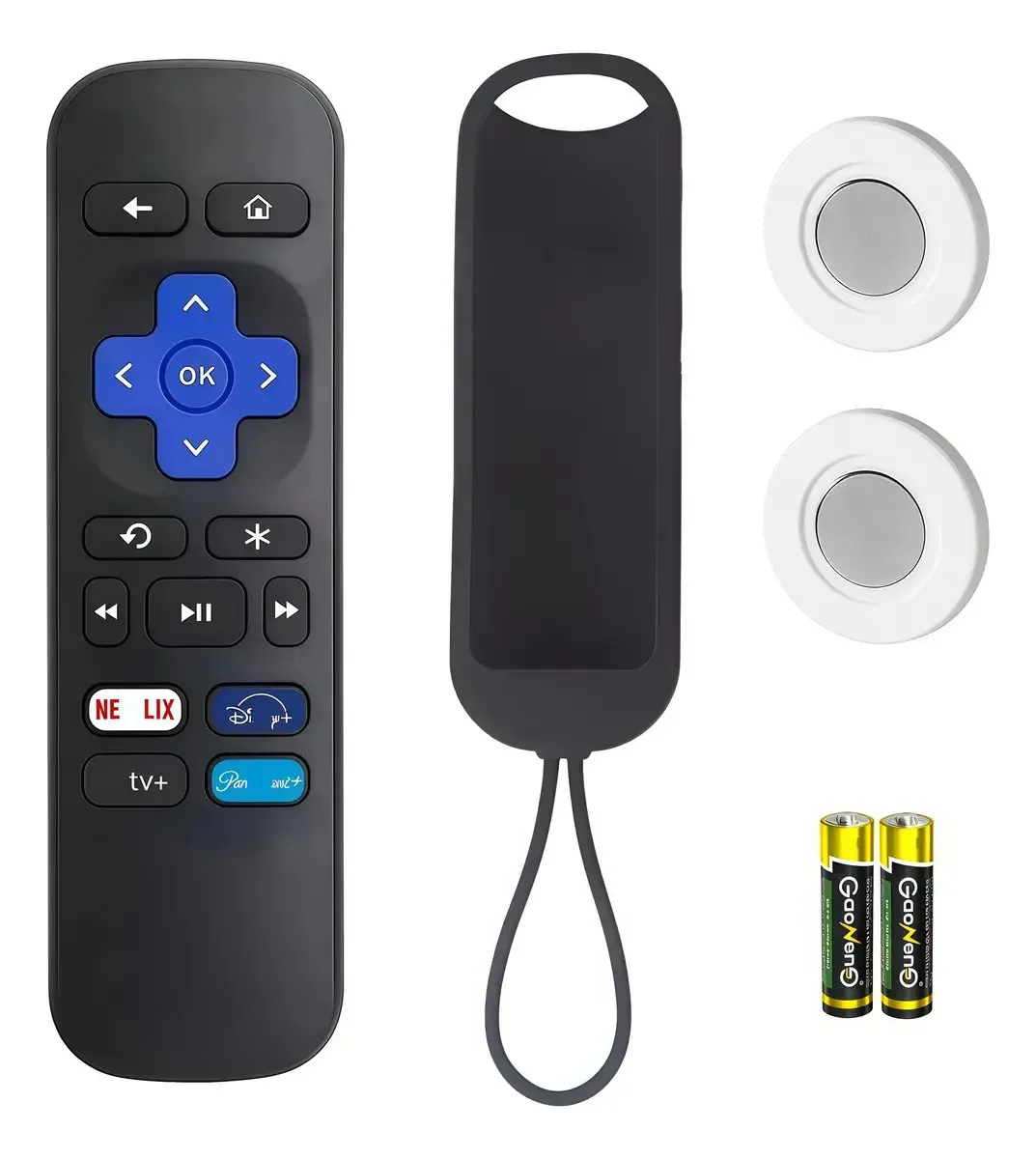 Controle remoto Tomokasa para Roku Express Premiere Ultra, Roku1/2/3/4 preto