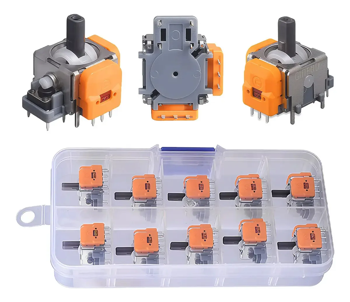 Potenciômetro de 10 joysticks Tiannuofa Magnetic Hall Effect para cor amarela Ps5
