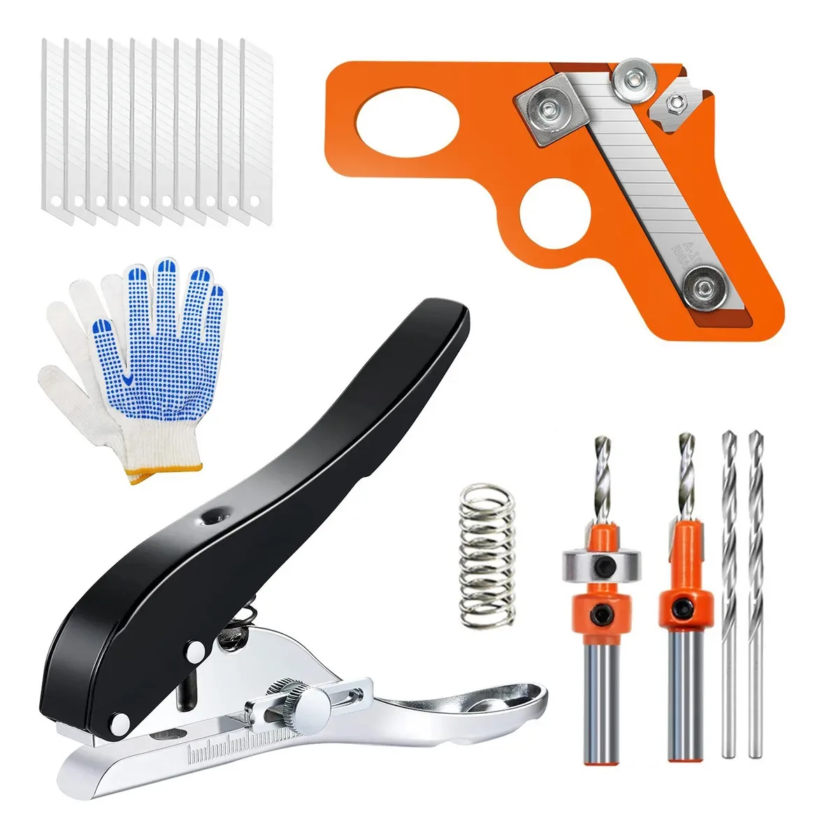 Kit de falsificador/perfurador+aparador manual