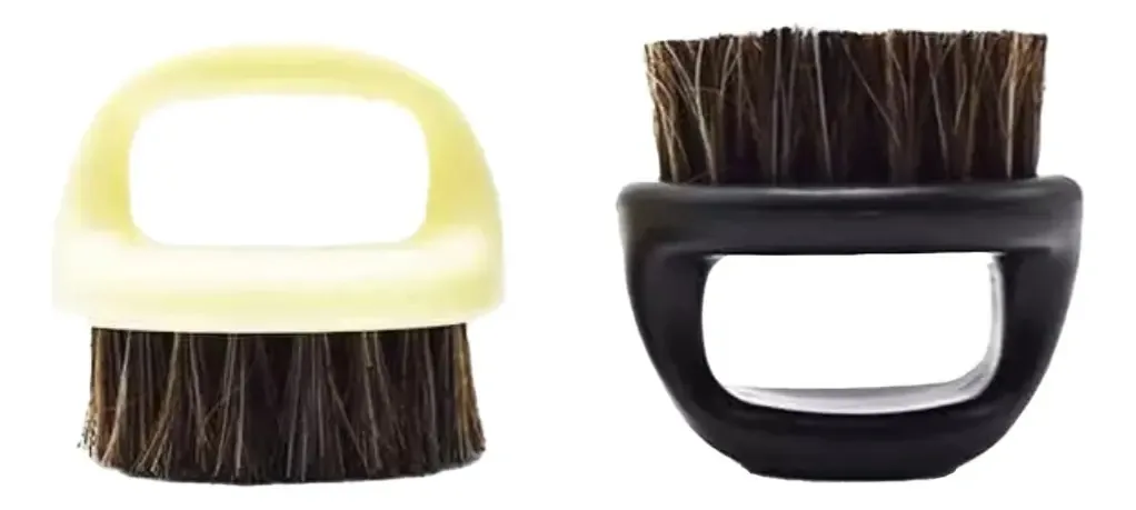 Pacote com 10 Escovas de Barba, Barbearia, barbeiro Cor Preta