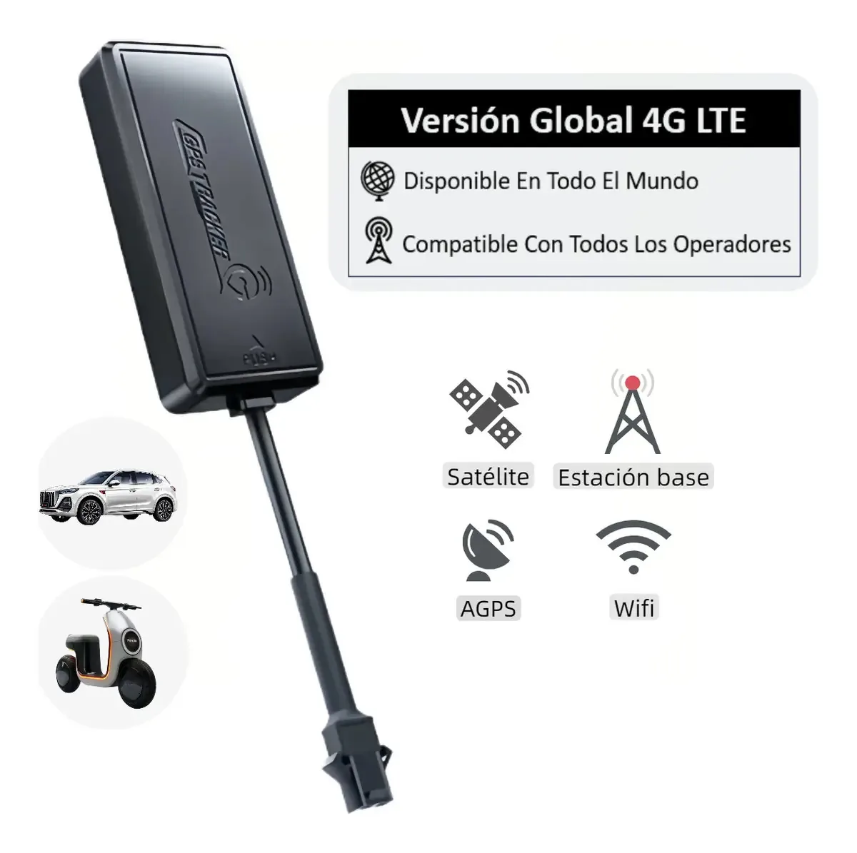 Localizador GPS via satélite Tucoms Premium 4G LTE, compatível com operadoras móveis globais, para carros e motocicletas, suporte para mais de 2000 veículos e gerenciamento de frotas