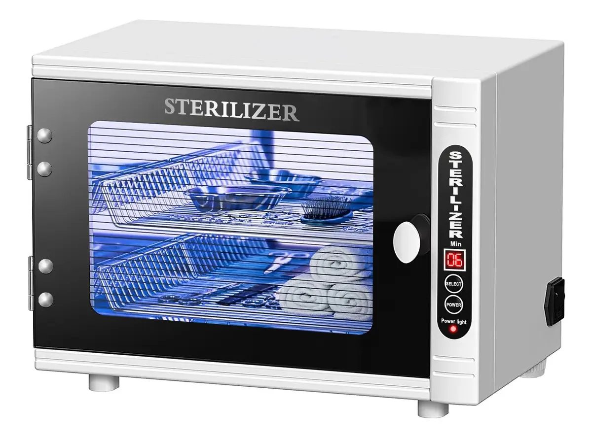 Esterilizador UV para pinças dentárias e kit de manicure