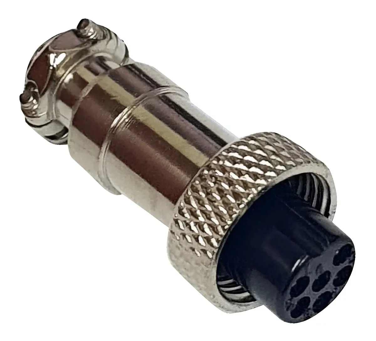 3 Plug Conectores Metálico Mike Gx12 Fêmea 6 Pinos