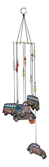 Spoontiques 11951 Hippie Car/love Caminhão Sino de Vento