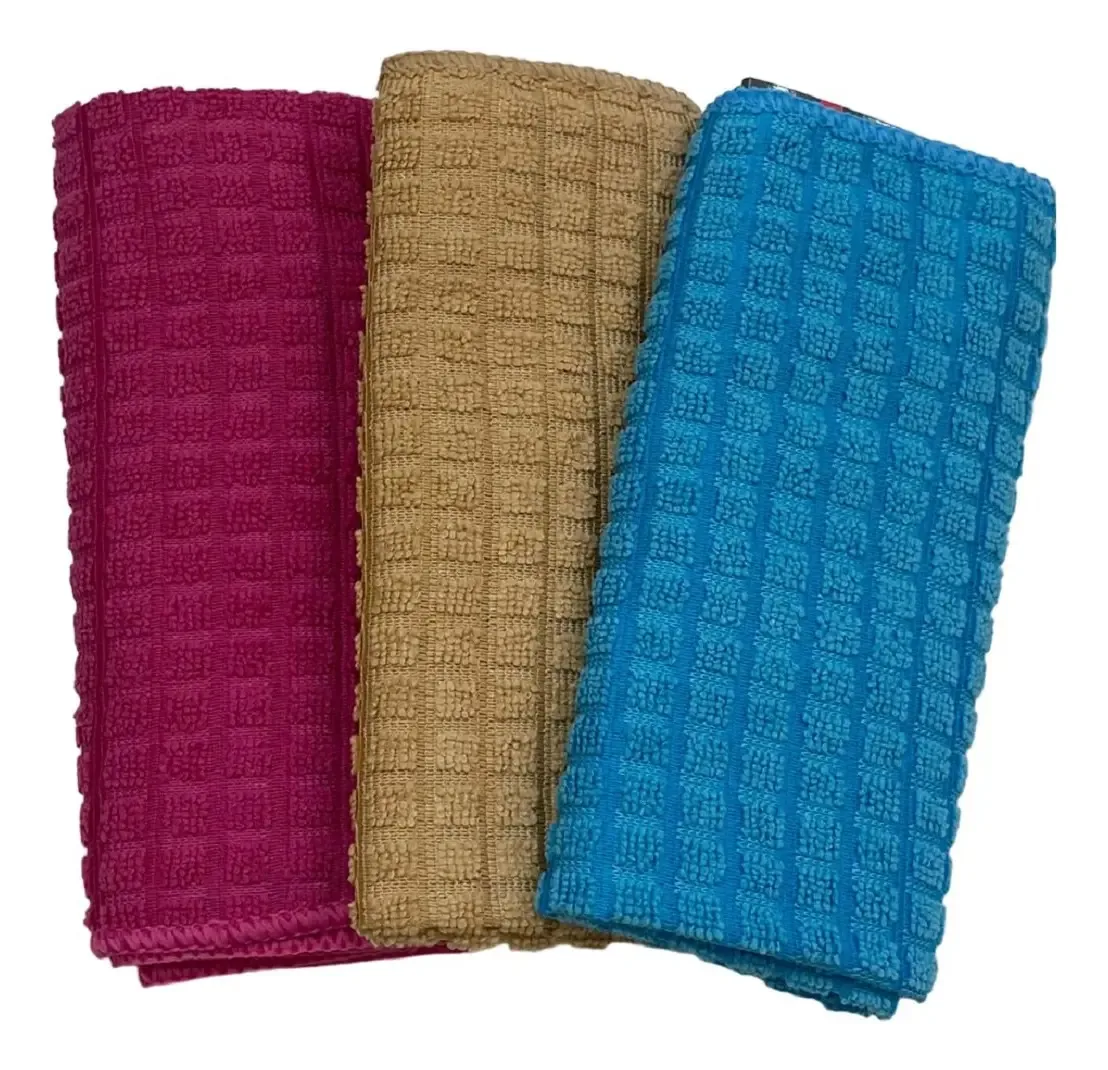 Pacote X3 Ampliadores de Cozinha Unicolor 100% Microfibra 40x60