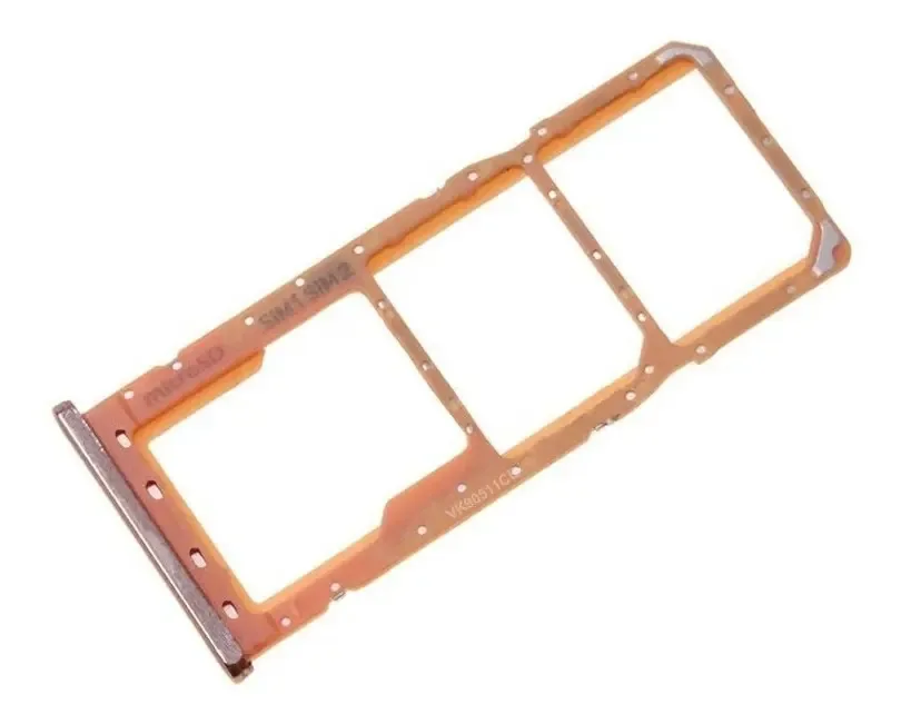 Bandeja SIM dupla compatível com Samsung A10 Gold Color