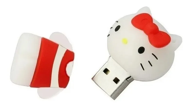 Pen drive de 32 Gb em forma de gatinho